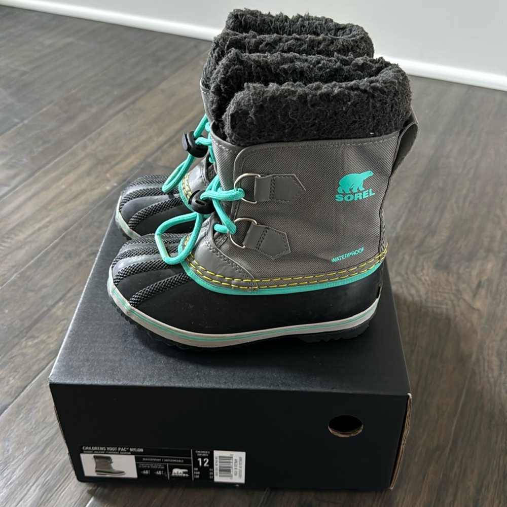 Sorel Youth PAC Nylon - Quarry, Dolphin